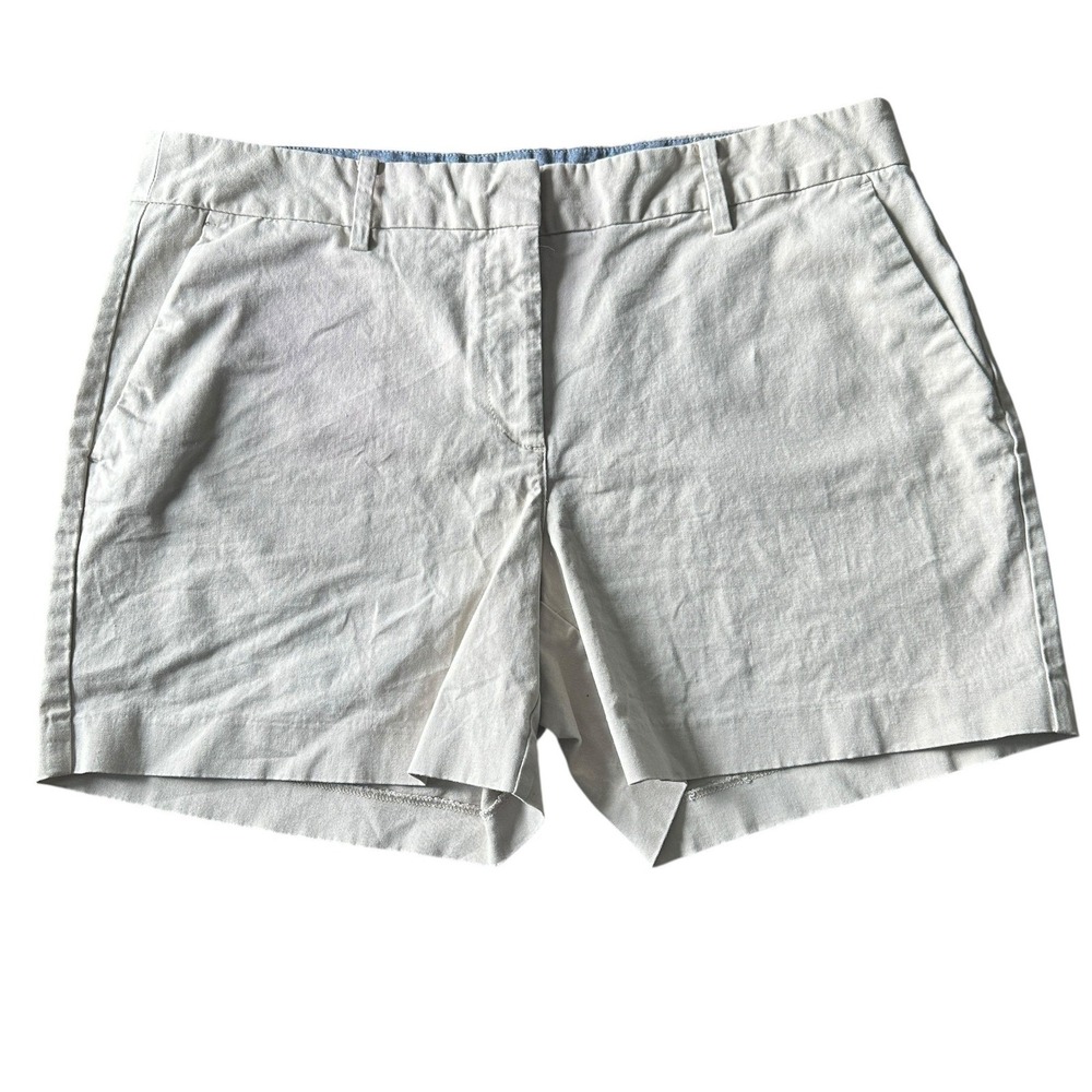 Nautica Khaki Shorts Chic Casual Everyday Style Travel Classic Size 12 Preppy